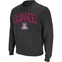Colosseum Arizona Wildcats Arch  Logo Crew Neck Sweatshirt