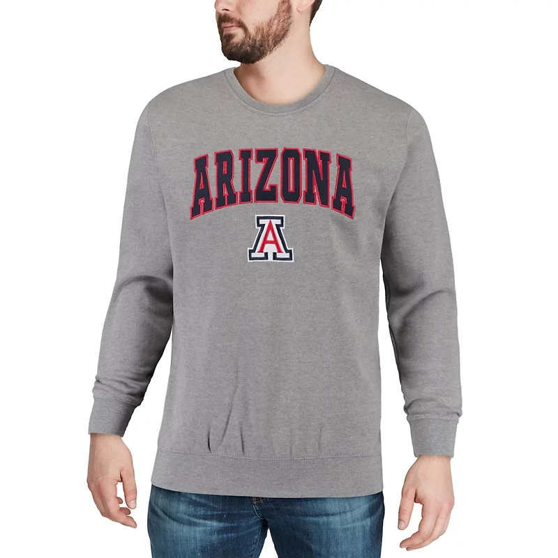 Colosseum Arizona Wildcats Arch Logo Crew Neck Sweatshirt