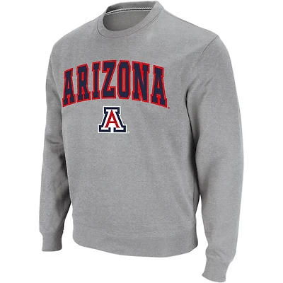 Colosseum Arizona Wildcats Arch Logo Crew Neck Sweatshirt