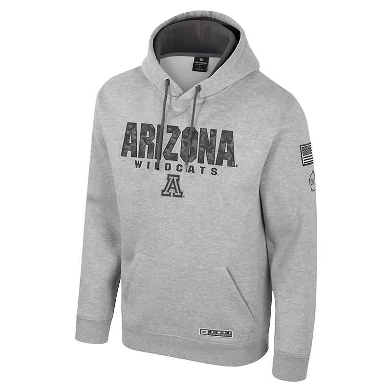Colosseum Arizona Wildcats Oorah OHT Military Appreciation Pullover Hoodie