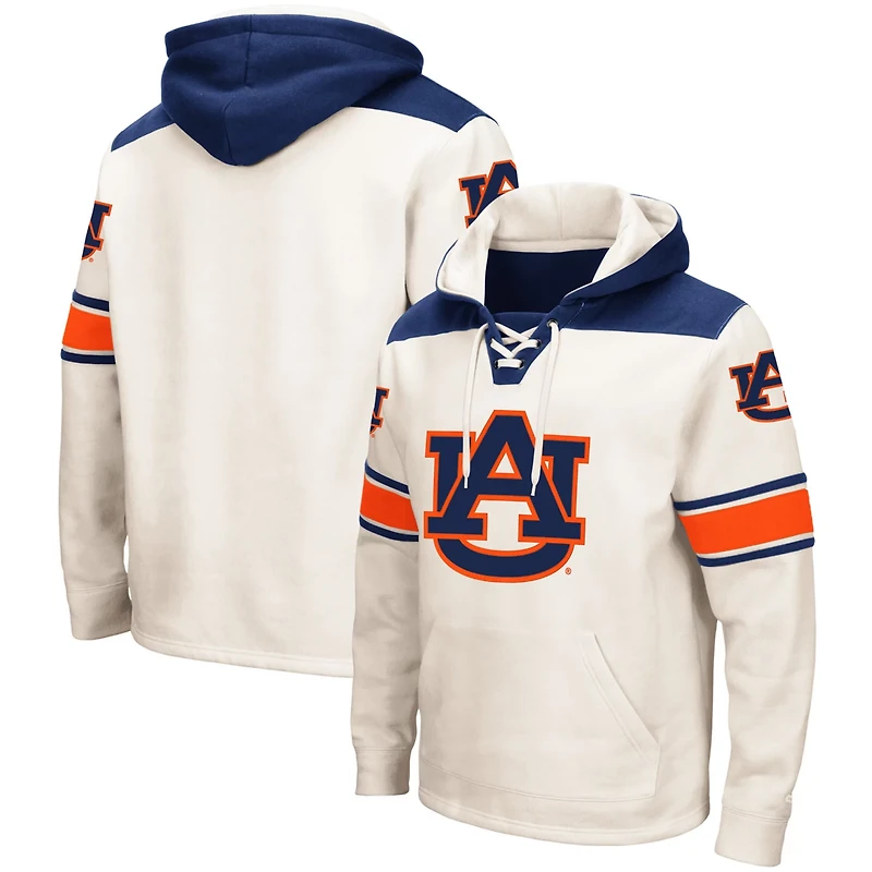 Colosseum Auburn Tigers 20 Lace-Up Pullover Hoodie