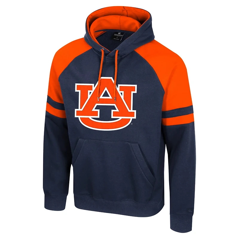 Colosseum Auburn Tigers Todd Raglan Pullover Hoodie