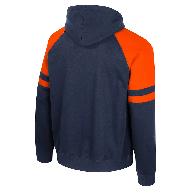 Colosseum Auburn Tigers Todd Raglan Pullover Hoodie