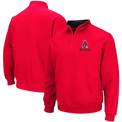 Colosseum Ball State Cardinals Tortugas Logo Quarter-Zip Jacket