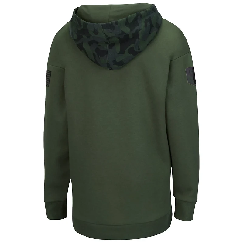 Colosseum Camo Iowa Hawkeyes OHT Military Appreciation Extraction Chevron Pullover Hoodie