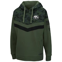 Colosseum Camo Iowa Hawkeyes OHT Military Appreciation Extraction Chevron Pullover Hoodie