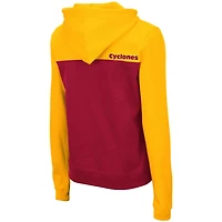 Colosseum /Cardinal Iowa State Cyclones Aidan Lightweight Half-Zip Hoodie