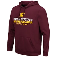 Colosseum Cent Michigan Chippewas Lantern Pullover Hoodie