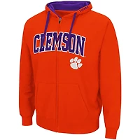 Colosseum Clemson Tigers Big  Tall Full-Zip Hoodie