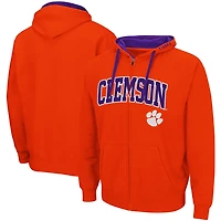 Colosseum Clemson Tigers Big  Tall Full-Zip Hoodie