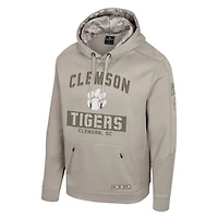 Colosseum Clemson Tigers Big  Tall Operation Hat Trick Battalion Hoodie Sweatshirt