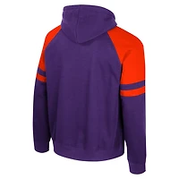 Colosseum Clemson Tigers Todd Raglan Pullover Hoodie