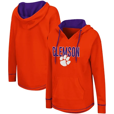 Colosseum Clemson Tigers Tunic Pullover Hoodie