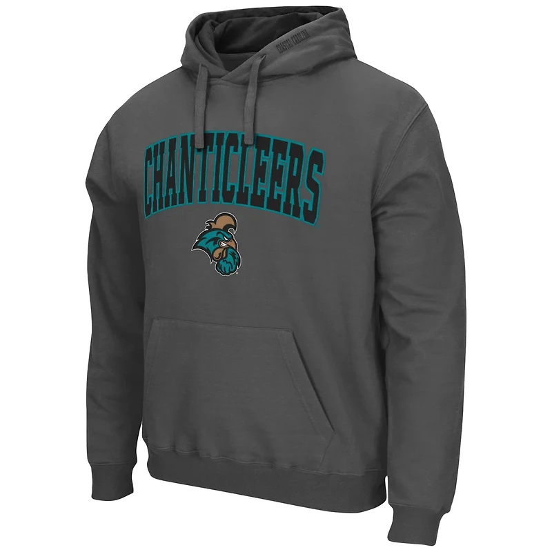 Colosseum Coastal Carolina Chanticleers Arch and Logo Pullover Hoodie