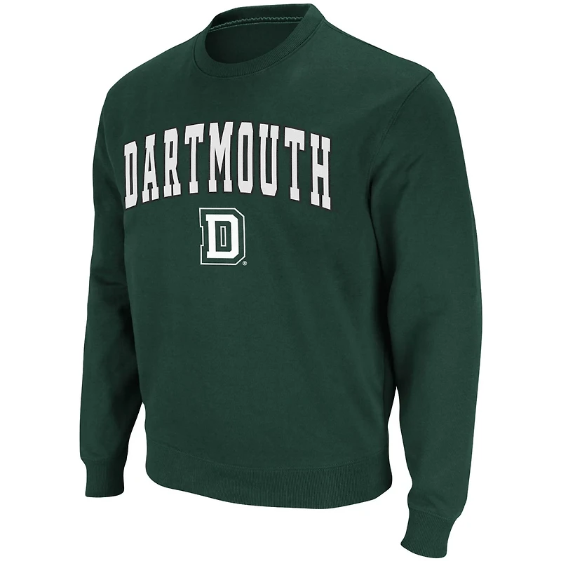 Colosseum Dartmouth Big Arch  Logo Tackle Twill Pullover Sweatshirt