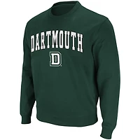 Colosseum Dartmouth Big Arch  Logo Tackle Twill Pullover Sweatshirt