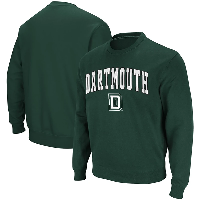 Colosseum Dartmouth Big Arch  Logo Tackle Twill Pullover Sweatshirt
