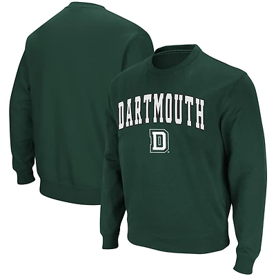 Colosseum Dartmouth Big Arch  Logo Tackle Twill Pullover Sweatshirt