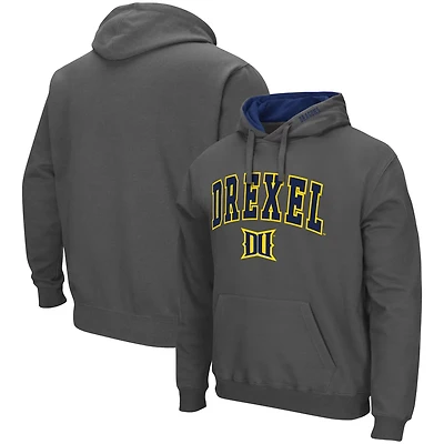 Colosseum Drexel Dragons Arch and Logo Pullover Hoodie