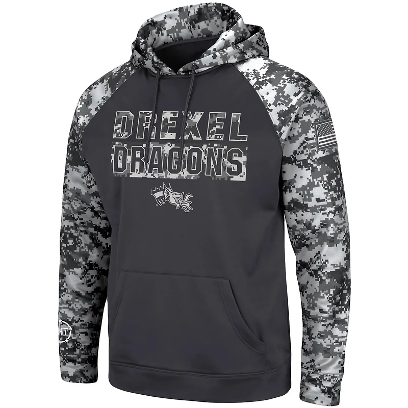 Colosseum Drexel Dragons OHT Military Appreciation Digital Camo Pullover Hoodie