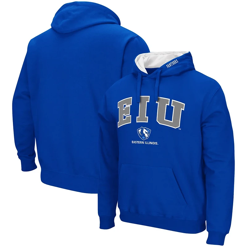 Colosseum Eastern Illinois Panthers Arch and Logo Pullover Hoodie