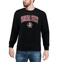 Colosseum Florida State Seminoles Arch  Logo Crew Neck Sweatshirt