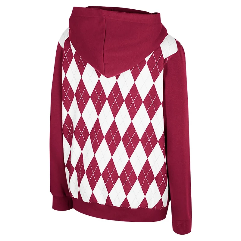 Colosseum Florida State Seminoles Argyle The Dealio Pullover Hoodie