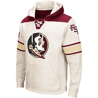 Colosseum Florida State Seminoles Big  Tall Hockey Lace-Up Pullover Hoodie