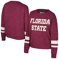 Colosseum Florida State Seminoles Lost City Speckle Pullover Sweatshirt