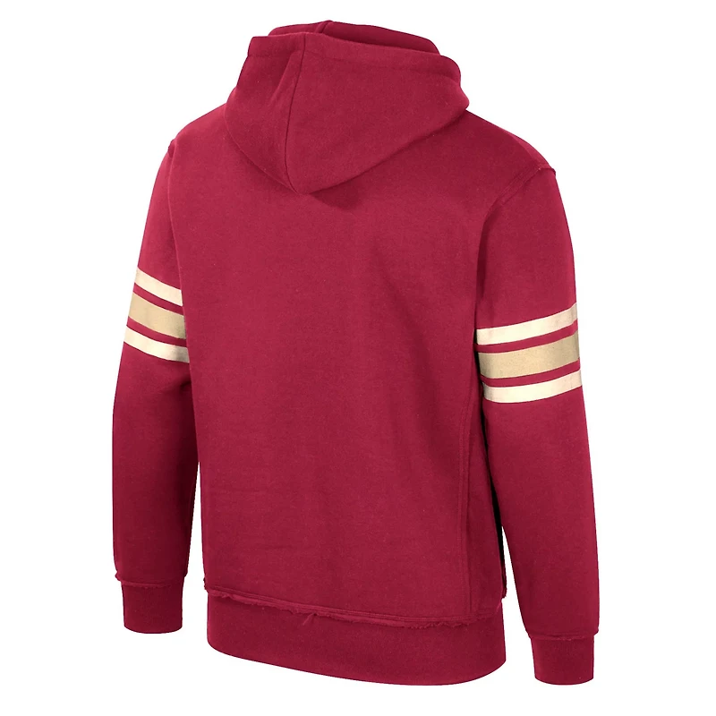 Colosseum Florida State Seminoles Saluting Pullover Hoodie