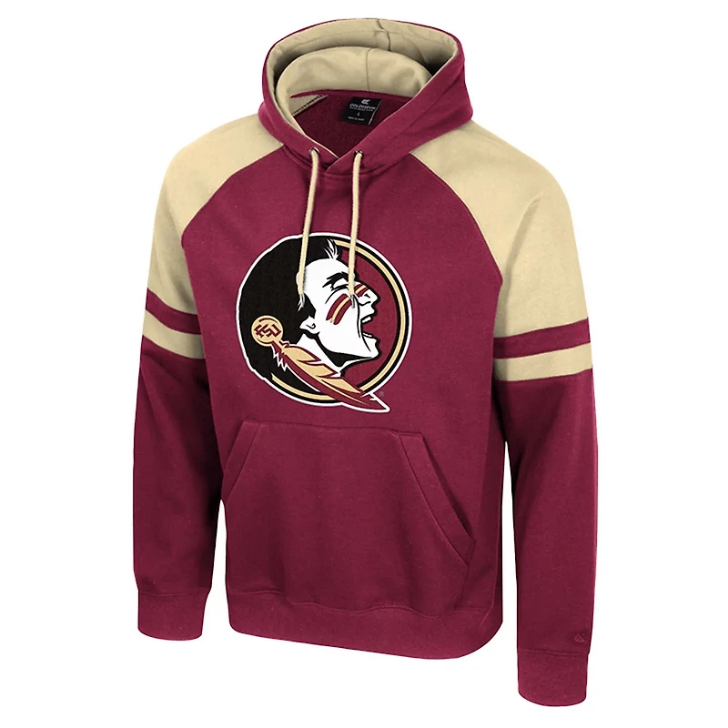 Colosseum Florida State Seminoles Todd Raglan Pullover Hoodie