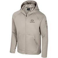 Colosseum Georgia Bulldogs Operation Hat Trick Battalion Full-Zip Hoodie