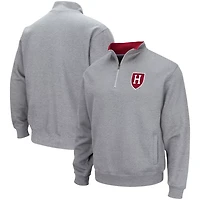 Colosseum Harvard Crimson Tortugas Team Logo Quarter-Zip Jacket