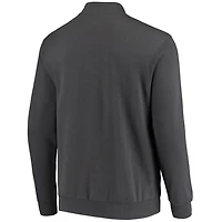 Colosseum Heathered Gray Louisville Cardinals Tortugas Team Logo Quarter-Zip Jacket
