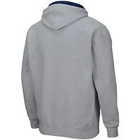 Colosseum Heathered Gray Penn State Nittany Lions Arch  Logo 30 Full-Zip Hoodie