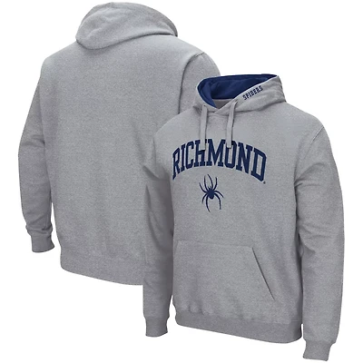 Colosseum Heathered Gray Richmond Spiders Arch and Logo Pullover Hoodie