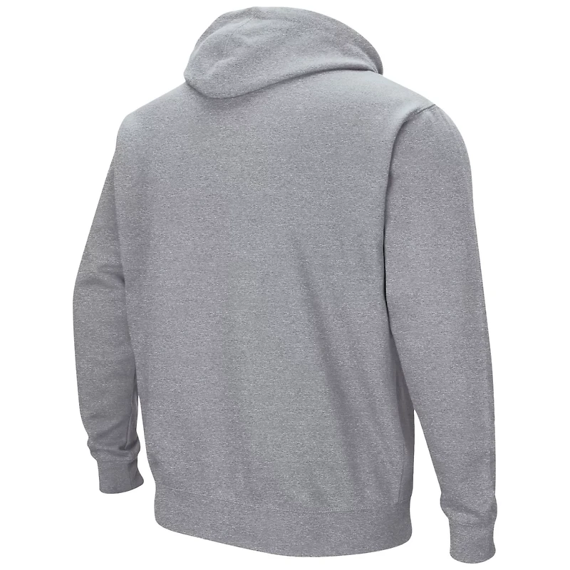 Colosseum Heathered Gray Saint Louis Billikens Arch and Logo Pullover Hoodie