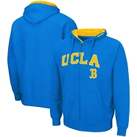 Colosseum Heathered Gray UCLA Bruins Arch  Logo 30 Full-Zip Hoodie