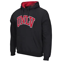 Colosseum Heathered Gray UNLV Rebels Arch and Logo Pullover Hoodie