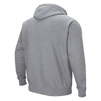 Colosseum Heathered Gray UNLV Rebels Arch and Logo Pullover Hoodie