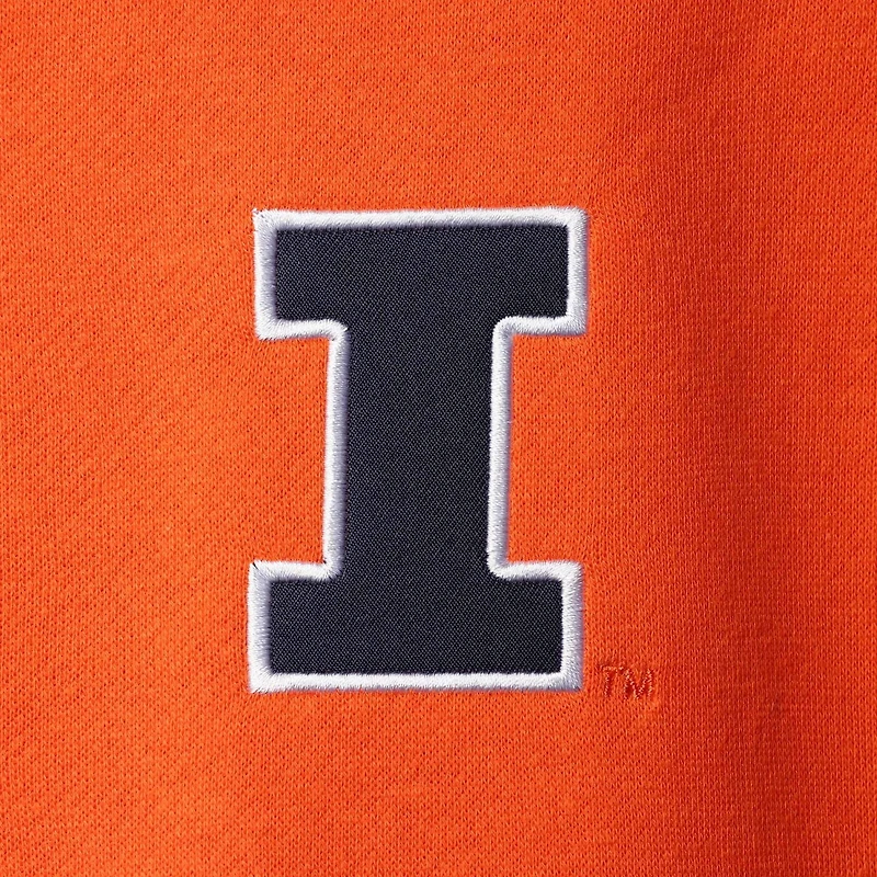 Colosseum Illinois Fighting Illini Tortugas Logo Quarter-Zip Jacket