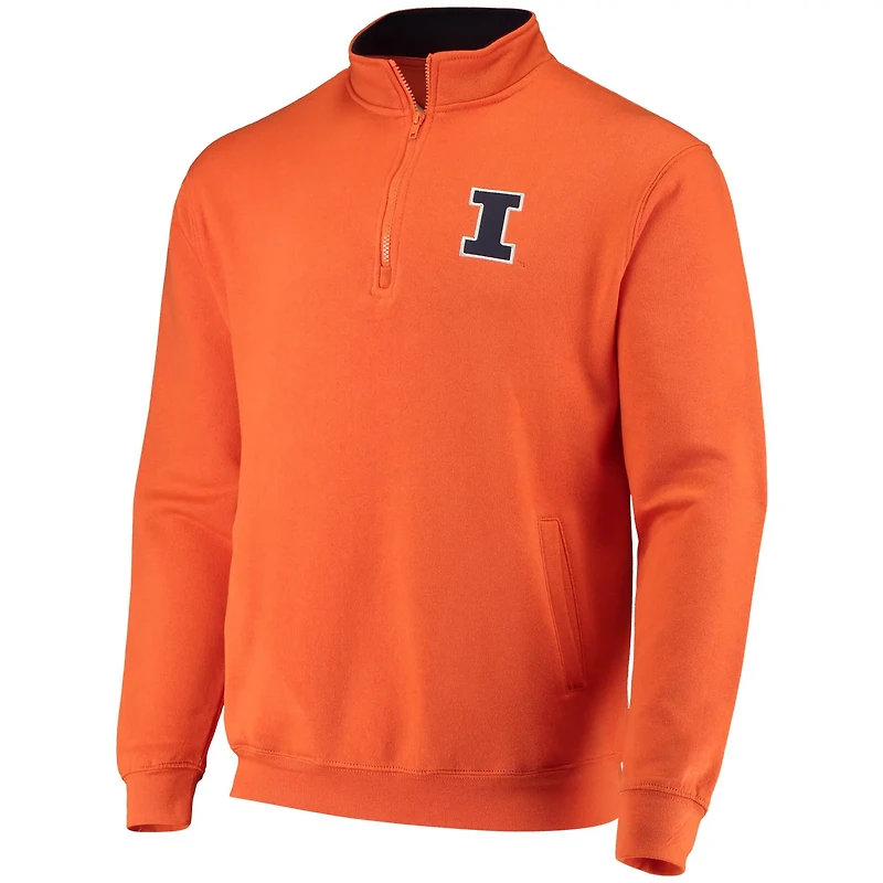 Colosseum Illinois Fighting Illini Tortugas Logo Quarter-Zip Jacket