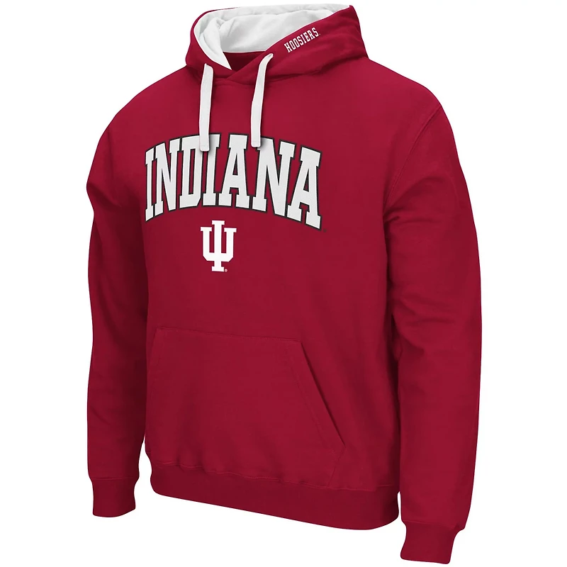 Colosseum Indiana Hoosiers Big  Tall Arch Logo 20 Pullover Hoodie