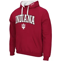 Colosseum Indiana Hoosiers Big  Tall Arch Logo 20 Pullover Hoodie