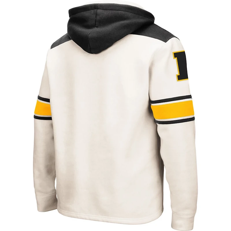 Colosseum Iowa Hawkeyes 20 Lace-Up Pullover Hoodie