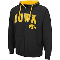 Colosseum Iowa Hawkeyes Big  Tall Full-Zip Hoodie