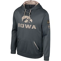 Colosseum Iowa Hawkeyes OHT Military Appreciation Pullover Hoodie