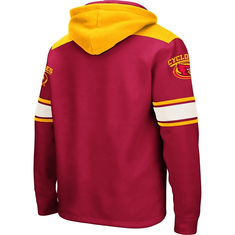 Colosseum Iowa State Cyclones 20 Lace-Up Pullover Hoodie
