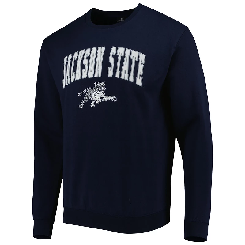 Colosseum Jackson State Tigers Arch Over Logo Pullover Sweatshirt