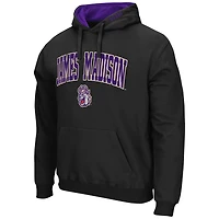 Colosseum James Madison Dukes Arch and Logo Pullover Hoodie